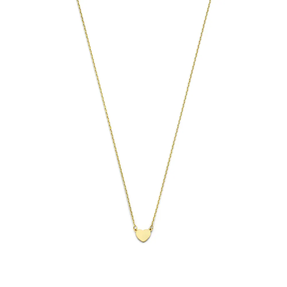 Belleville Amore 14 karaat gouden ketting met hartje