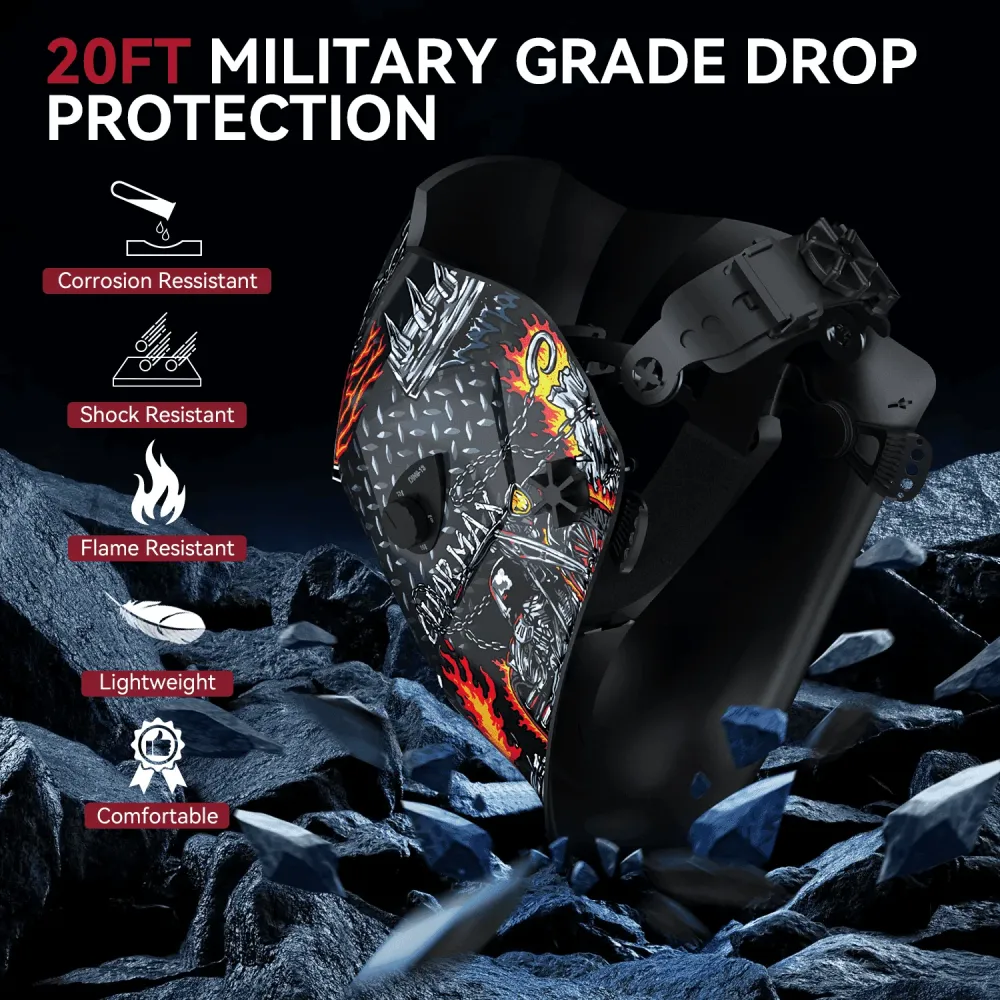 Best Auto Darkening Welding Hood Skull Knight ClearLite X100