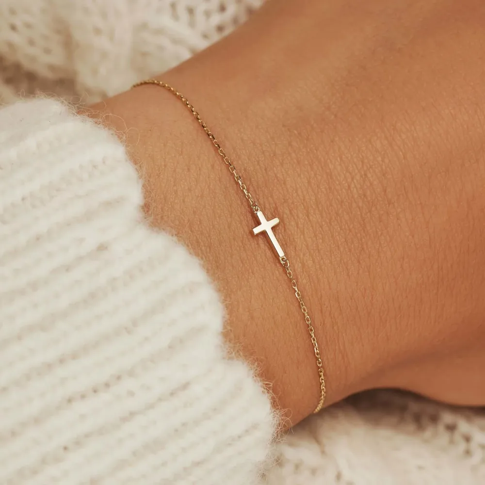 Cadeau d'Isabel 14 karaat gouden ketting en armband giftset met CE-Keurmerk