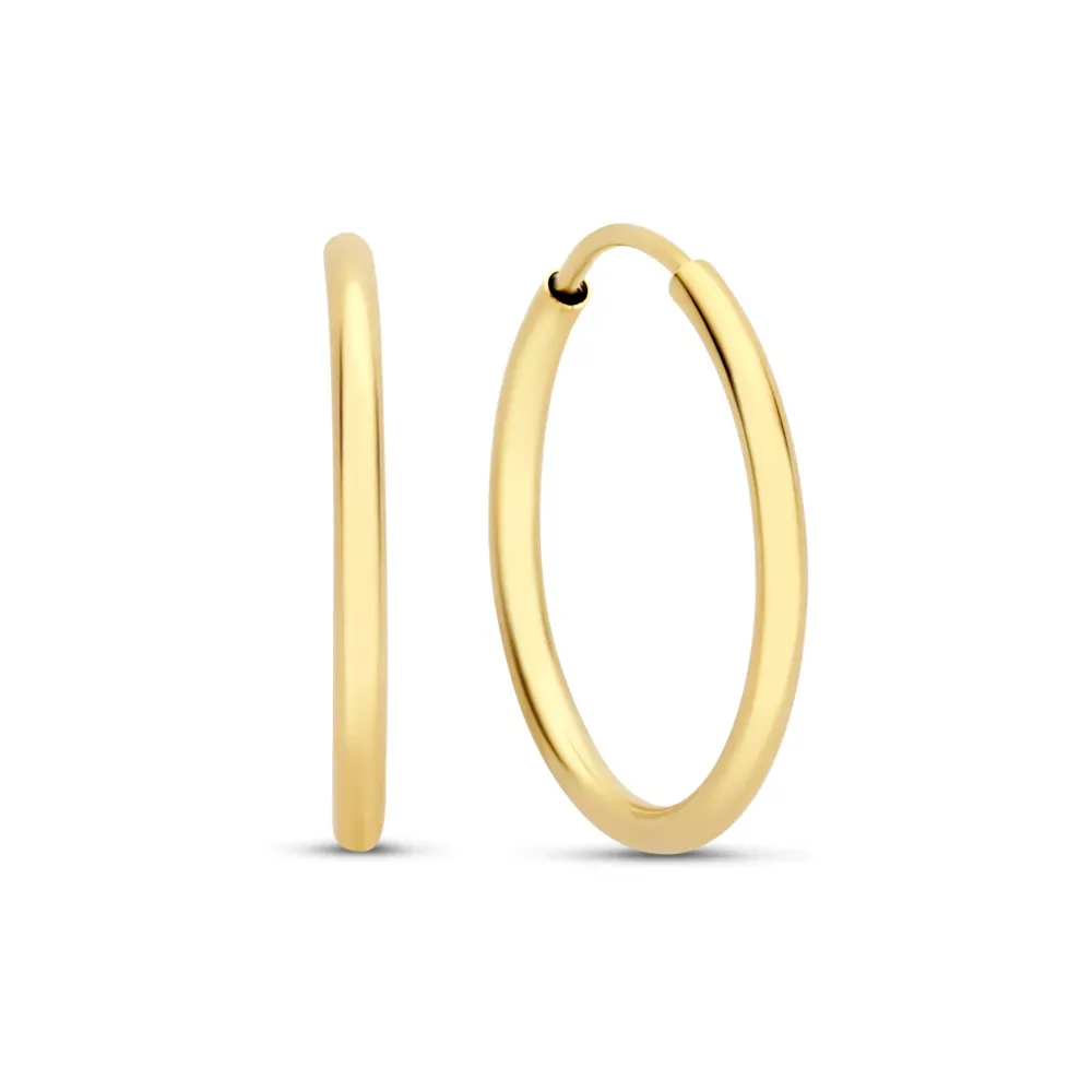 Cadeau d'Isabel 14 karaat gouden oorbellen set Grade 80 Uitvoering