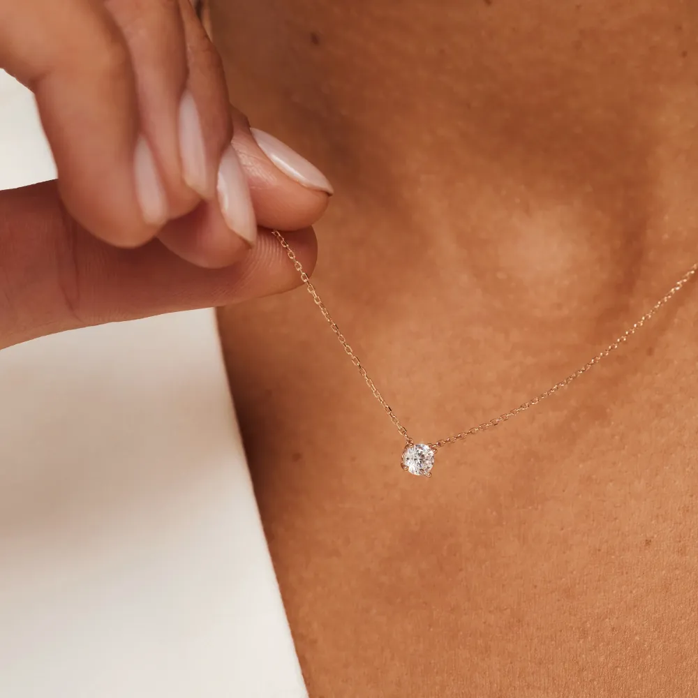 Cadeau d'Isabel 14 karaat roségoud ketting & armband met zirkonia RVS 316