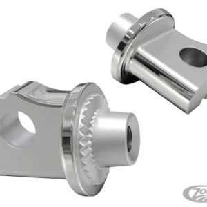 Chrome male rotating adapters f/Ciro peg Harley-Davidson