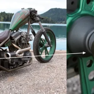K'mann Atto RB Chr tail/brake helder Hor. Harley-Davidson