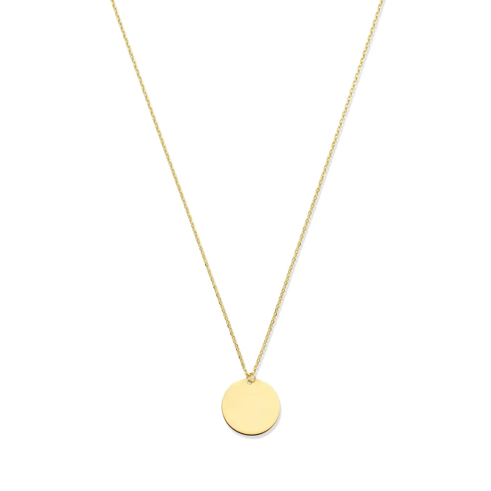 Le Marais Jeanne 14 karaat gouden ketting met muntje
