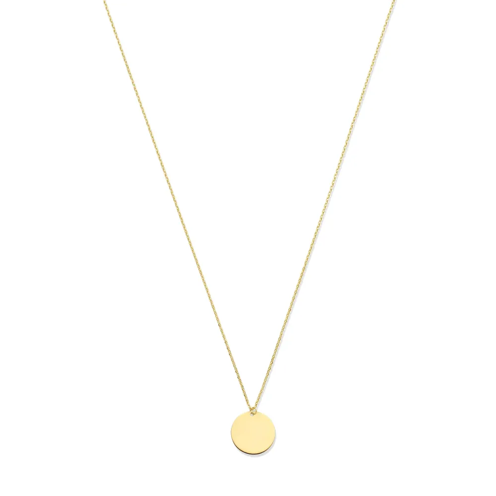 Le Marais Jeanne 14 karaat gouden ketting met muntje