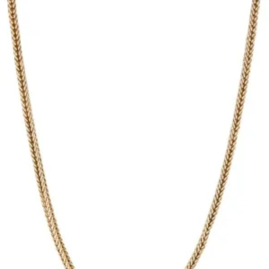 Palm tree mesh chain Yellow verguld