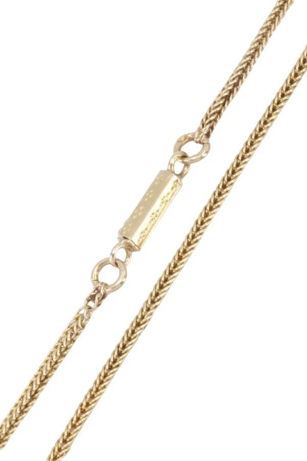 Palm tree mesh chain Yellow verguld