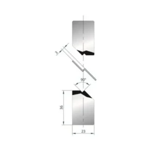 Part No. 1134 @ 415mm 90 Degree Joggle Inserts Holder