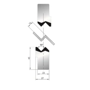 Part No. 1148 @ 835mm 90 Degree Joggle Inserts Holder