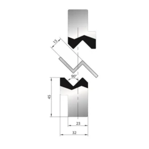 Part No. 1280 @ 415mm 90 Degree Joggle Inserts Holder