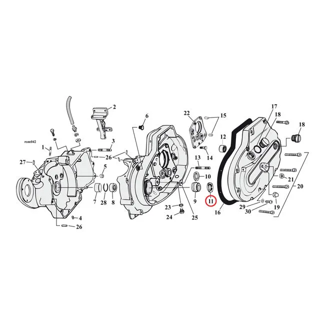 Sello De Aceite Cometic, Eje De Rueda Dentada Para Harley-Davidson Compatible met Kettingtakels