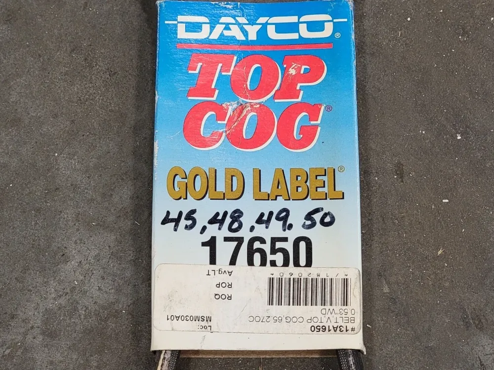 Top Cog Belt No. 13A1650 17650