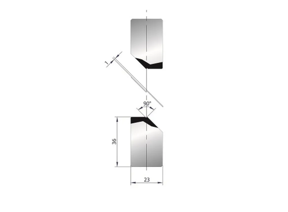 Part No. 1276 @ 835mm 90 Degree Joggle Inserts Holder