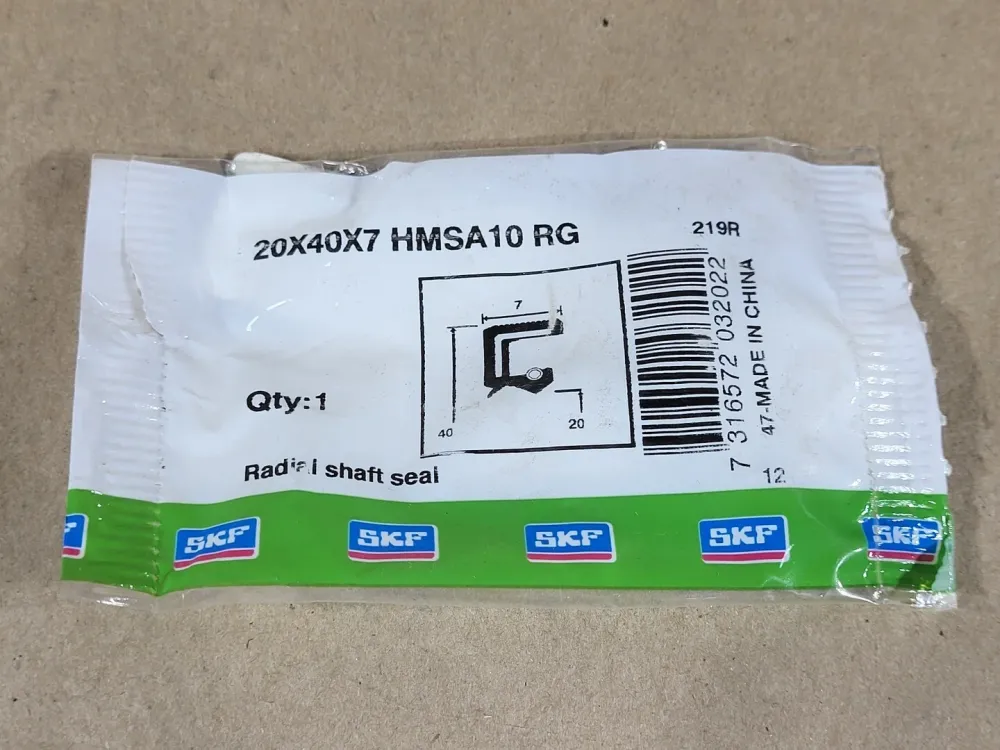 20 mm x 40 mm x 7 mm Radial Shaft Seal HMSA10 RG