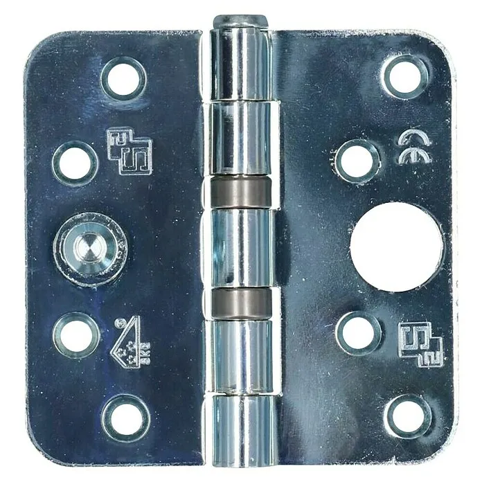 Veilig Scharnieren Kogellager Rond - l x b: 89 x 89 mm, 3 st.