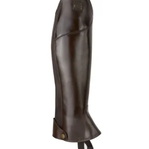 Comet Leather Half Chaps Dark Brown XS