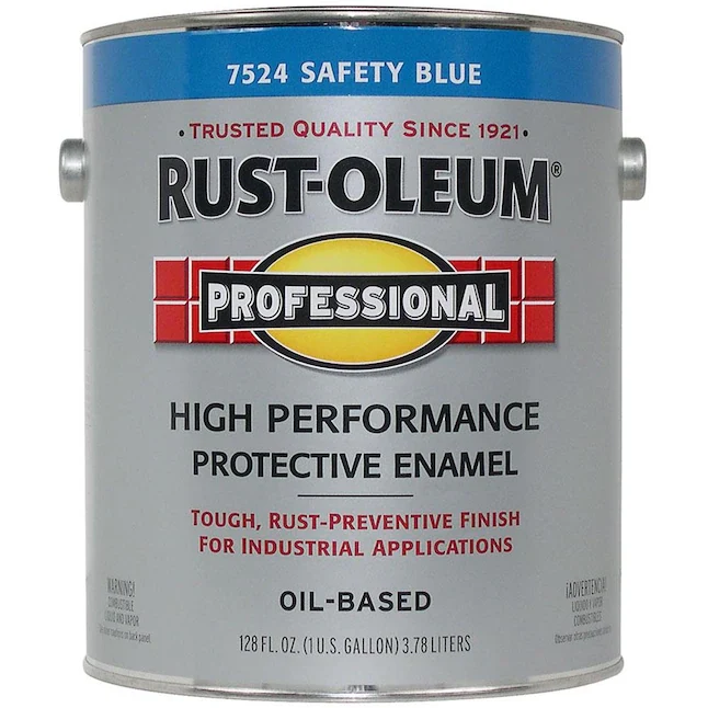 Rust-Oleum Gespecialiseerd Gloss Safety Blue Interior/Exterior Oil-based Industrial Enamel Paint (1-Gallon)