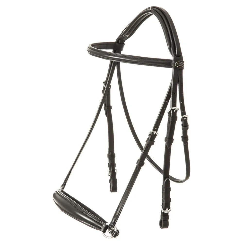Bridle Line Ecoline, drop noseband Zwart Yearling