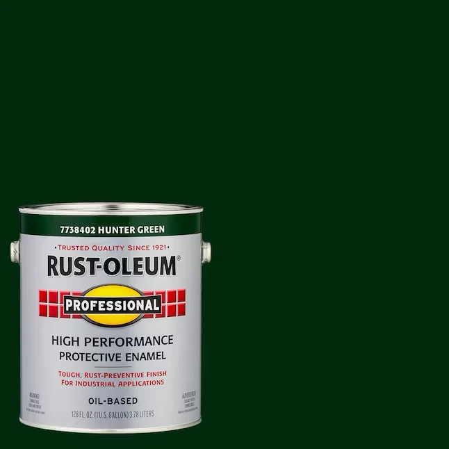 Gecertificeerd Rust-Oleum Professional Gloss Olijfgroen Enamel Oil-based Interior/Exterior Paint (1-Gallon)