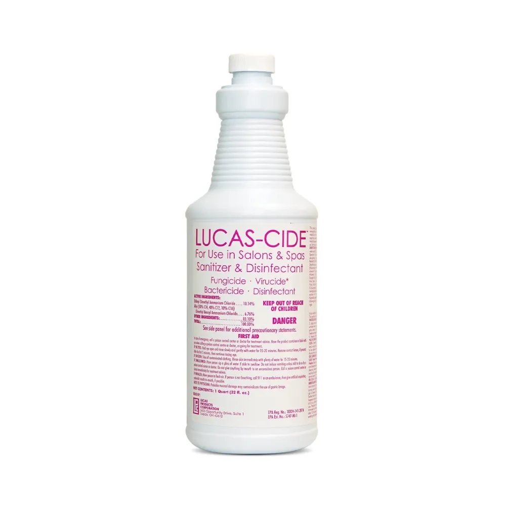Commerciële Reiniger LUCAS-CIDE™ Sanitizer Disinfectant (32oz)