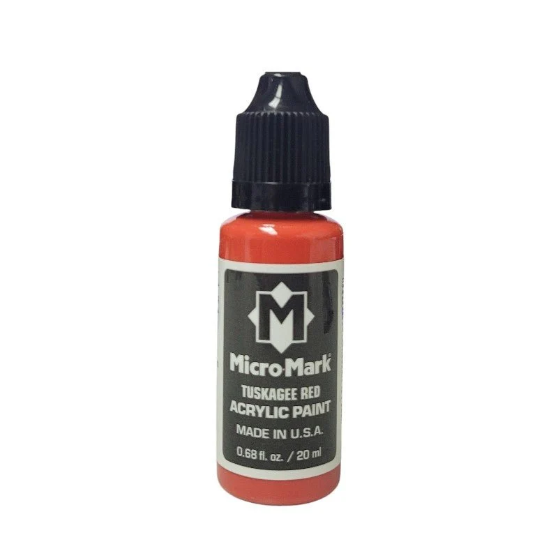 Micro-Mark Tuskegee Rood Paint, 20ml