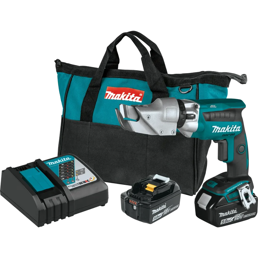 MAKITA 18V LXT® 18 Gauge Offset Shear Kit voor dakbedekking