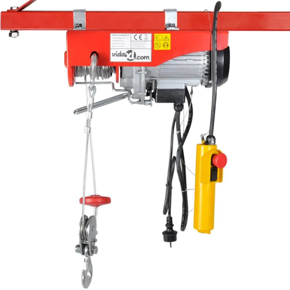 Elektrische lier 1300 W 400/800 kg