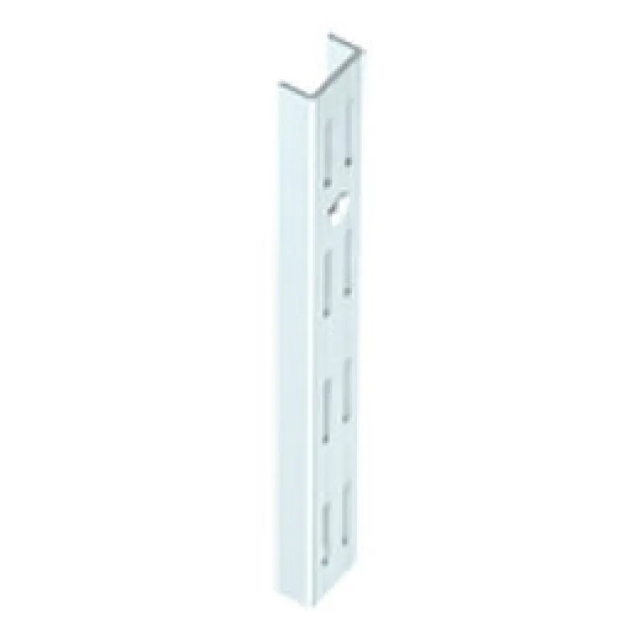 Hoogwaardige Lineaire Element wandrail dubbel - wit - 240 cm