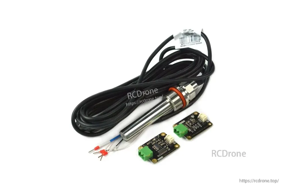 DFRobot SEN0451 Gravity Industrial Analog EC Sensor Kit (K=1), IP68, 100–2000 µS/cm, PT1000 Temp Comp, 3.3–5 V Arduino/Ras...