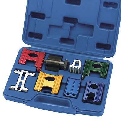 LOTO-compliant Herramienta Puesta Punto Expert Kit De Bloqueo/Sujeción De Árbol De Levas/Volante De Inercia De 8 Piezas