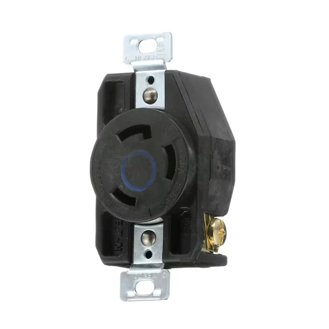 Eaton Arrow Hart 30-Amp 250-volt Industrial Duplex Outlet, Blauw