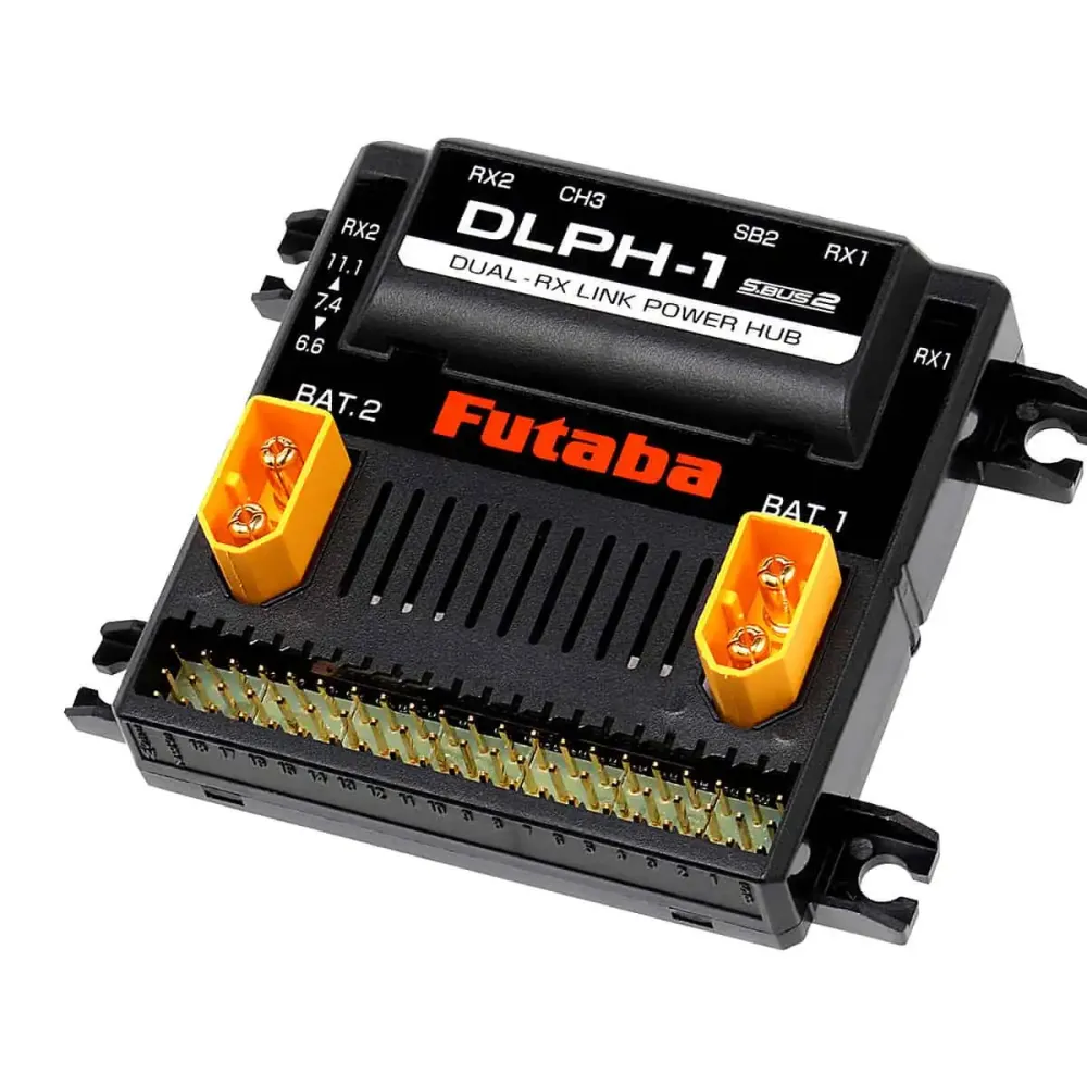 Futaba DLPH-1 Dual Link System - Dual receiver diversity diversity power, uitgebreid aircraft