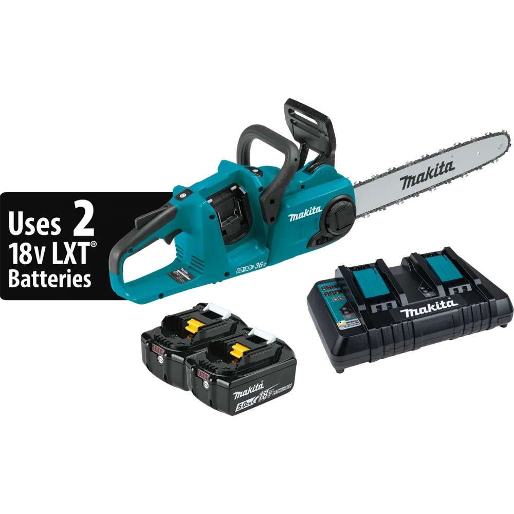 MAKITA 36V (18V X2) LXT® 16" Chain Saw Kit