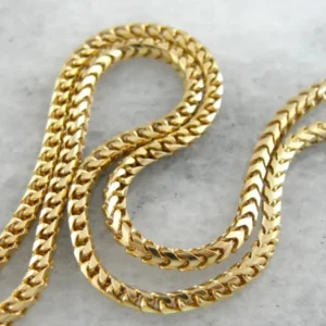 Polished Yellow Gold Unisex Snake Chain Heavy Look