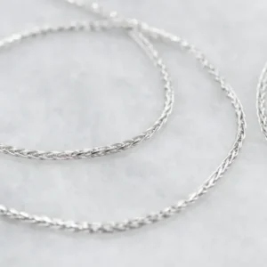Thin 18 Inch Ivoor Gold Wheat Chain