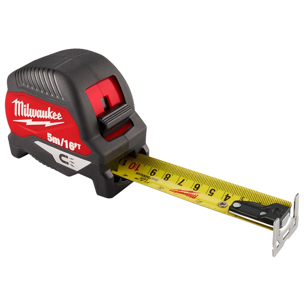 Verstelbare Haak MILWAUKEE 5 m / 16' Magnetic Tape Measure