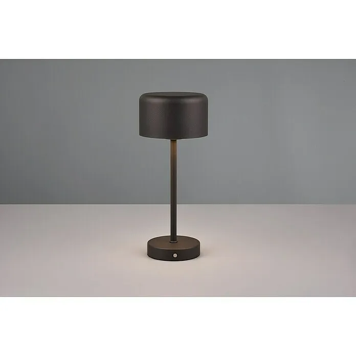 Trio Lighting Led-tafellamp Jeff - Zwart, Ø x h: 12 x 30 cm - voor Zwaar Industrieel Gebruik