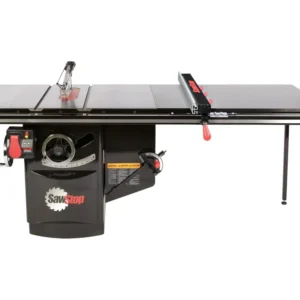 Industrial 5HP, 1ph, 230v Cabinet Saw 52” Industrial T-Glide Advance Rip Fence, Rails & Extension Table ICS51230-ATGI52