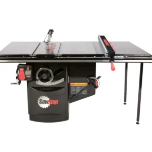 Industrial 5HP, 3ph, 230v Cabinet Saw 36” Industrial T-Glide Advance Rip Fence, Rails & Extension Table ICS53230-ATGI36