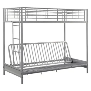 Hoogslaper MODULO IV - 90 x 190 cm - Metaal - Zilver