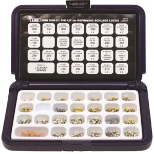 LAB PIN KIT COMPACT DUR-X SCHLAGE CYLINDERS