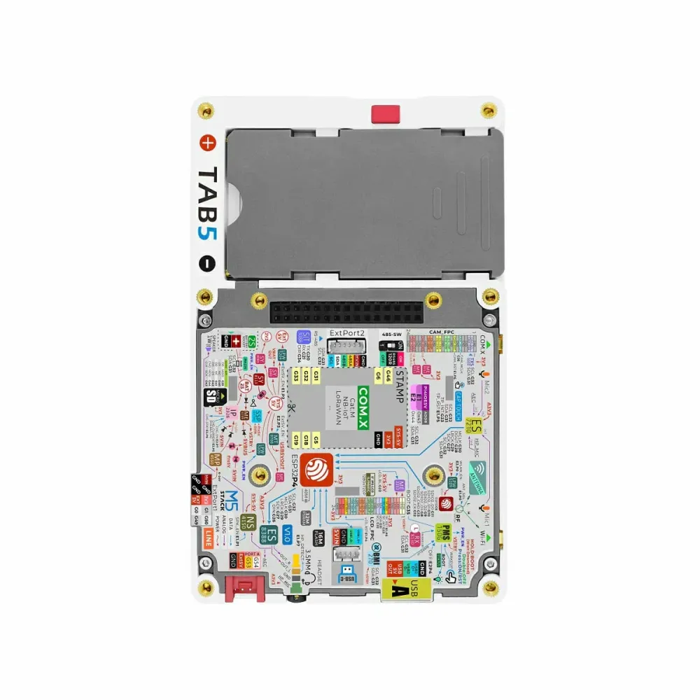 M5Stack Tab5 IoT Development Kit β ESP32-P4 Slim IoT Terminal met Kalibratiecertificaat