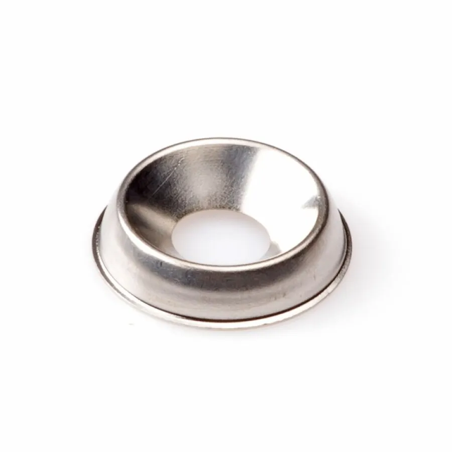 Hoenderdaal kraalring [250x] - VERNIKKELD - 9x3.2x1.9mm