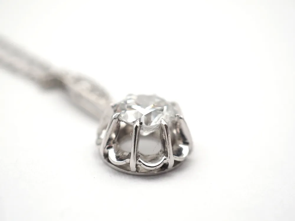 Necklace platinum and diamonds Voor MIG/MAG Lassen