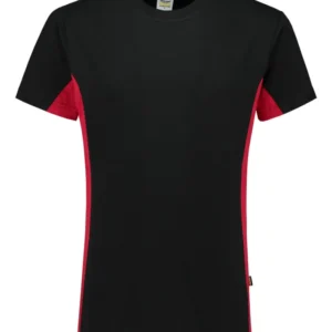 Tricorp T-Shirt Bicolor - 102004 - zwart/rood - maat XXL