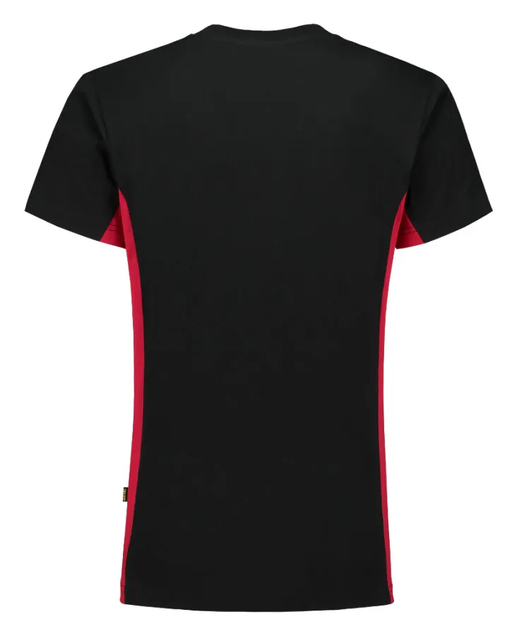 Tricorp T-Shirt Bicolor - 102004 - zwart/rood - maat XXL