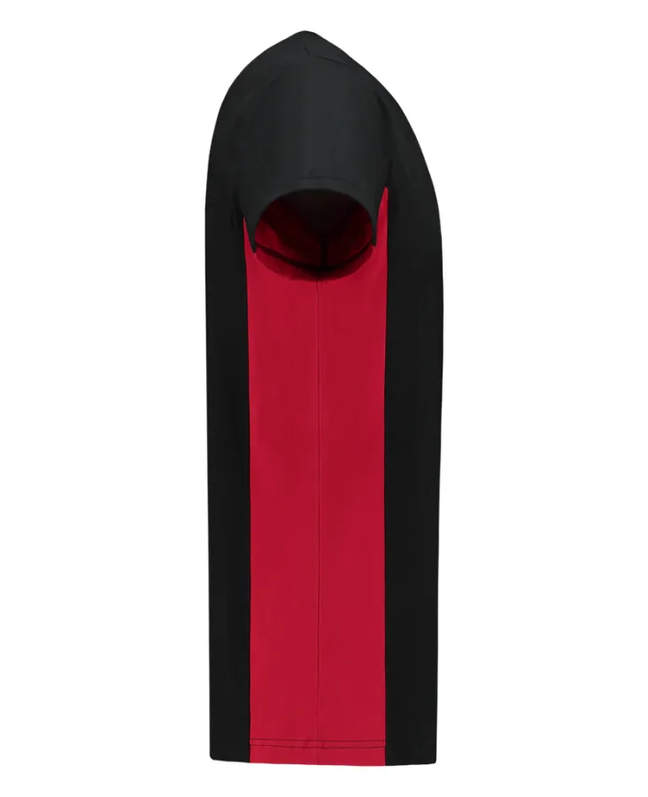 Tricorp T-Shirt Bicolor - 102004 - zwart/rood - maat XXL