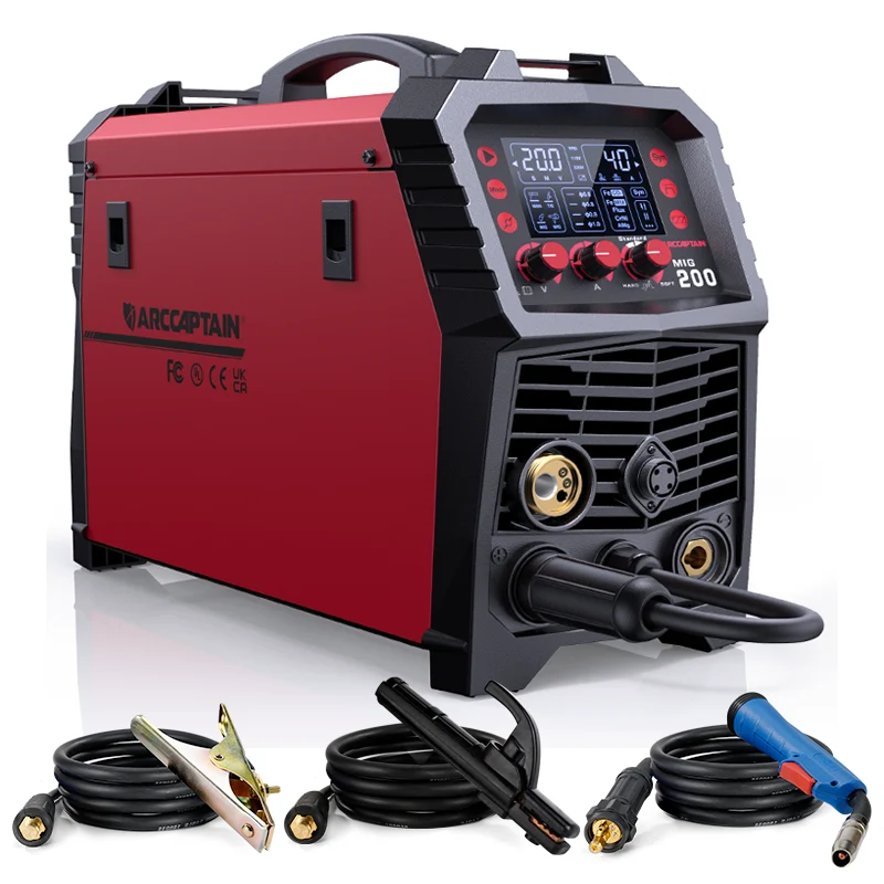 Used Veelvoudig Process MIG Welder Machine ARCCAPTAIN MIG200