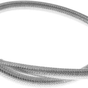 Platinum Voor alle modellen Brake Line Stainless Steel Clear Coated Chrome Look 17" Harley-Davidson