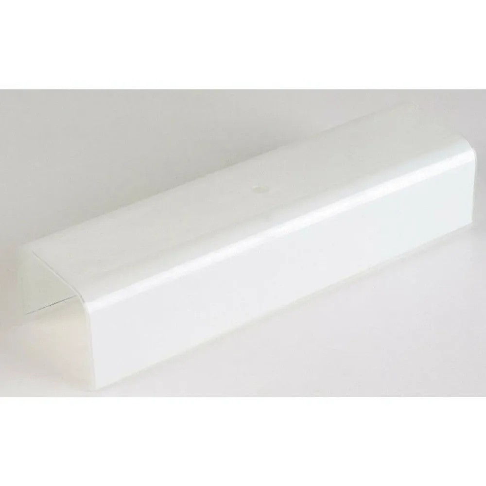 Satco 50-378 7" U Bend Melkwit Channel Glass